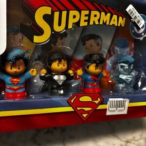 Superman Action Figure Set - Multicolor little people collector set